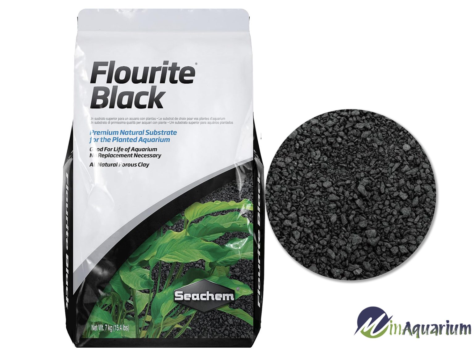 Seachem Flourite Black Premium Natural Gravel For The Planted Aquarium